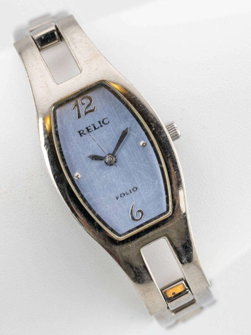 Relic ZR33405 Stainless Steel Caseback Quartz Analog Women's Watch New Battery
